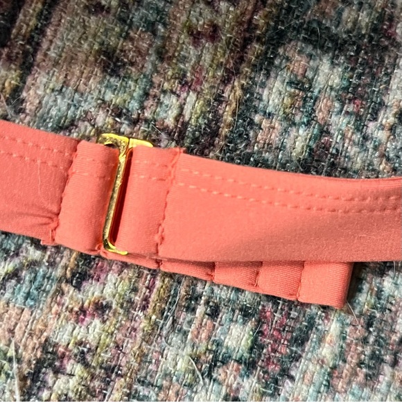 B. SWIM ORANGE DEEP SEA MOLDED HALTER BIKINI TOP Size Medium - Picture 5 of 9